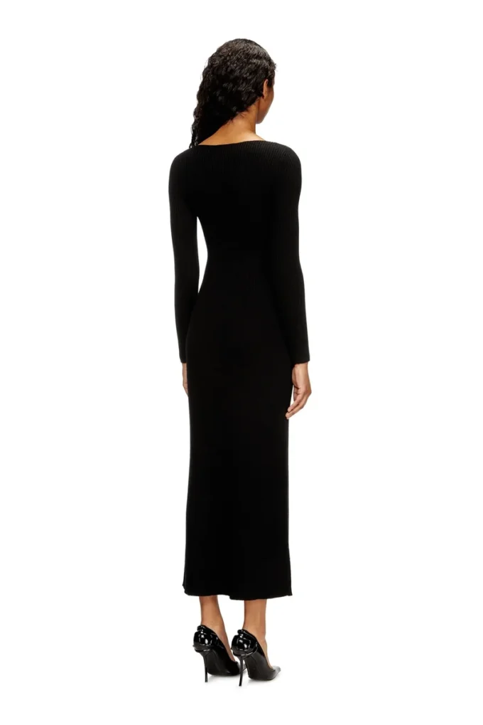 m-oloni Midi wool dress with inlay m-oloni Midi wool dress with inlay