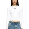 m-valari Rib-knit viscose-blend top with Oval D m-valari Rib-knit viscose-blend top with Oval D