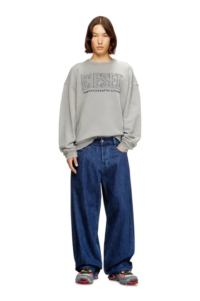 s-boxt-raw-v1 Cotton sweatshirt with appliqué logo s-boxt-raw-v1 Cotton sweatshirt with appliqué logo