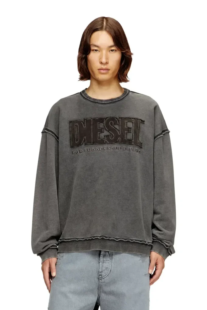 s-boxt-raw-v1 Cotton sweatshirt with appliqué logo s-boxt-raw-v1 Cotton sweatshirt with appliqué logo