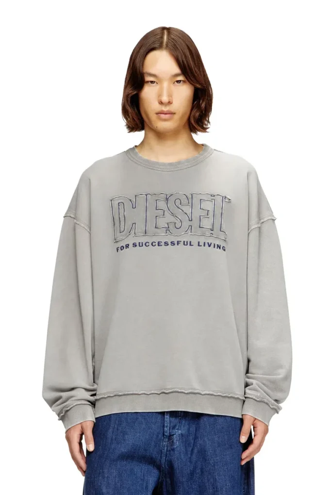 s-boxt-raw-v1 Cotton sweatshirt with appliqué logo s-boxt-raw-v1 Cotton sweatshirt with appliqué logo