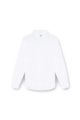 s-fitty-a Formal shirt with logo-embroidered collar s-fitty-a Formal shirt with logo-embroidered collar