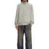 s-ginni-zip-od Zip-up sweatshirt with metallic logo s-ginni-zip-od Zip-up sweatshirt with metallic logo