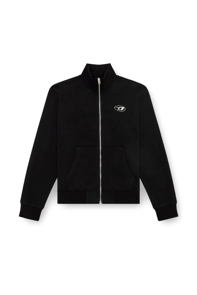 s-ginni-zip-od Zip-up sweatshirt with metallic logo s-ginni-zip-od Zip-up sweatshirt with metallic logo