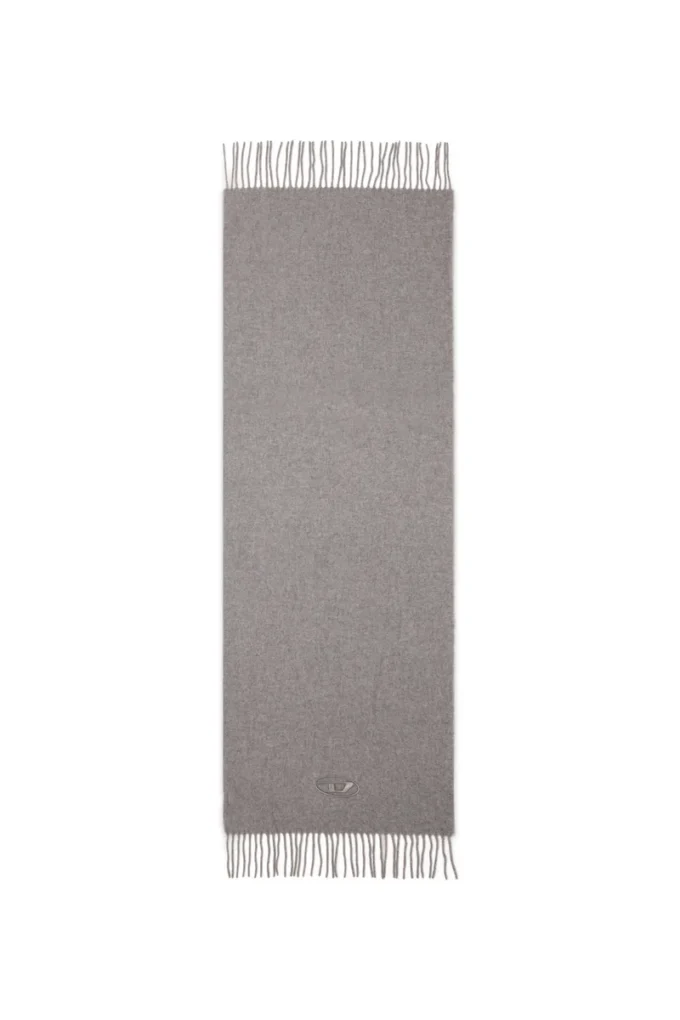 s-imon-d-long Wool-blend scarf with fringed edges s-imon-d-long Wool-blend scarf with fringed edges