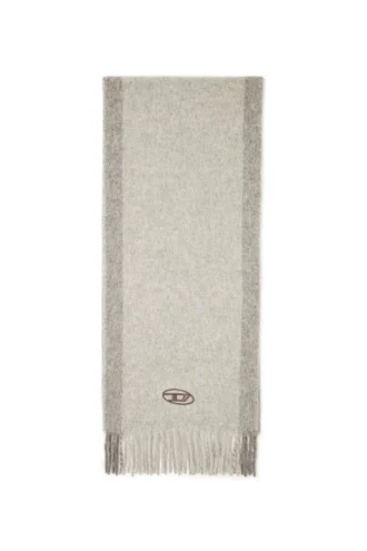 s-olid Wool-blend scarf with contrast stripes s-olid Wool-blend scarf with contrast stripes