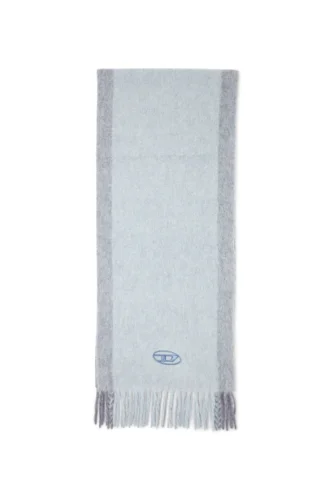 s-olid Wool-blend scarf with contrast stripes s-olid Wool-blend scarf with contrast stripes