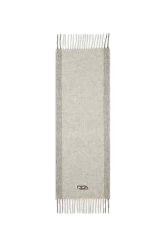 s-olid Wool-blend scarf with contrast stripes s-olid Wool-blend scarf with contrast stripes
