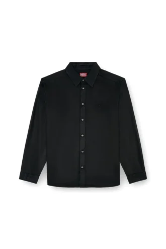 s-simply-c Fluid shirt with logo embroidery s-simply-c Fluid shirt with logo embroidery