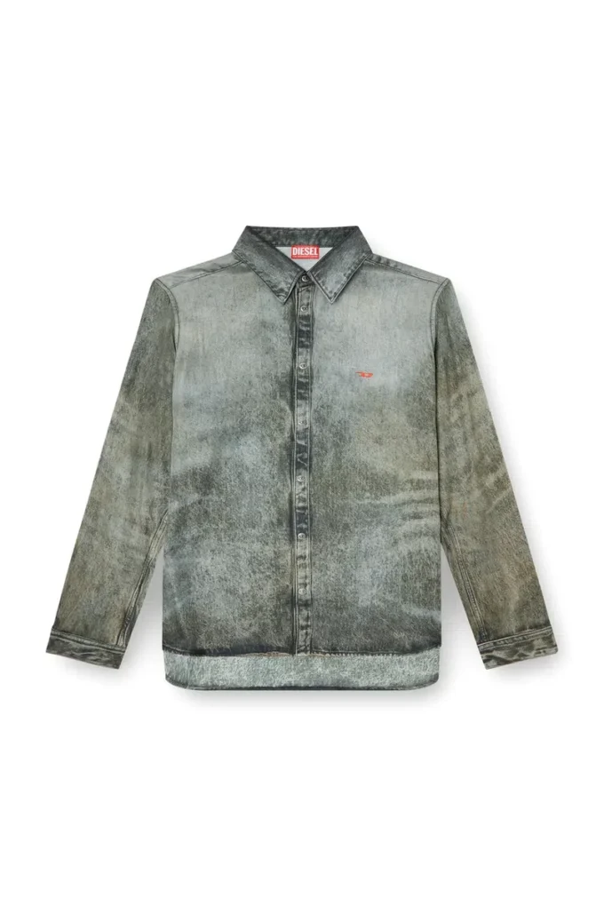 s-simply-lkct Shirt in denim-look viscose s-simply-lkct Shirt in denim-look viscose