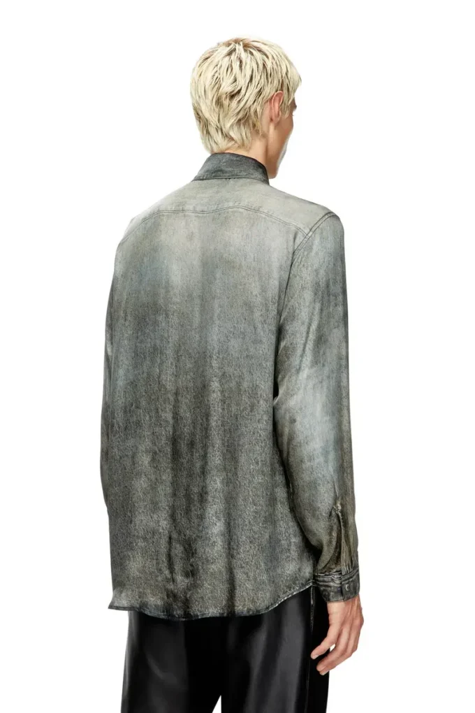s-simply-lkct Shirt in denim-look viscose s-simply-lkct Shirt in denim-look viscose