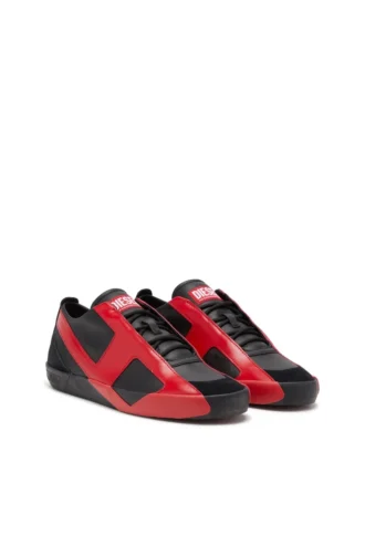 s-slante-d low S-Slante-D-Sneakers in suede and leather with D logo s-slante-d low S-Slante-D-Sneakers in suede and leather with D logo