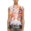 t-birco-p6 Shiny tank top with Diesel film print t-birco-p6 Shiny tank top with Diesel film print