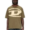 t-boxt-bleach T-shirt with bleached Oval D logo t-boxt-bleach T-shirt with bleached Oval D logo