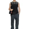 t-brico-new Faded tank top with cut-out Oval D t-brico-new Faded tank top with cut-out Oval D