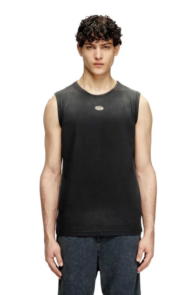 t-brico-new Faded tank top with cut-out Oval D t-brico-new Faded tank top with cut-out Oval D
