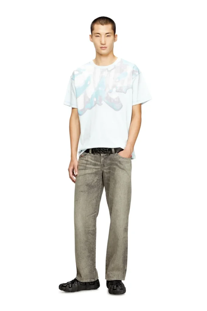 t-gaspard-ihbj T-shirt with faded graphic print t-gaspard-ihbj T-shirt with faded graphic print