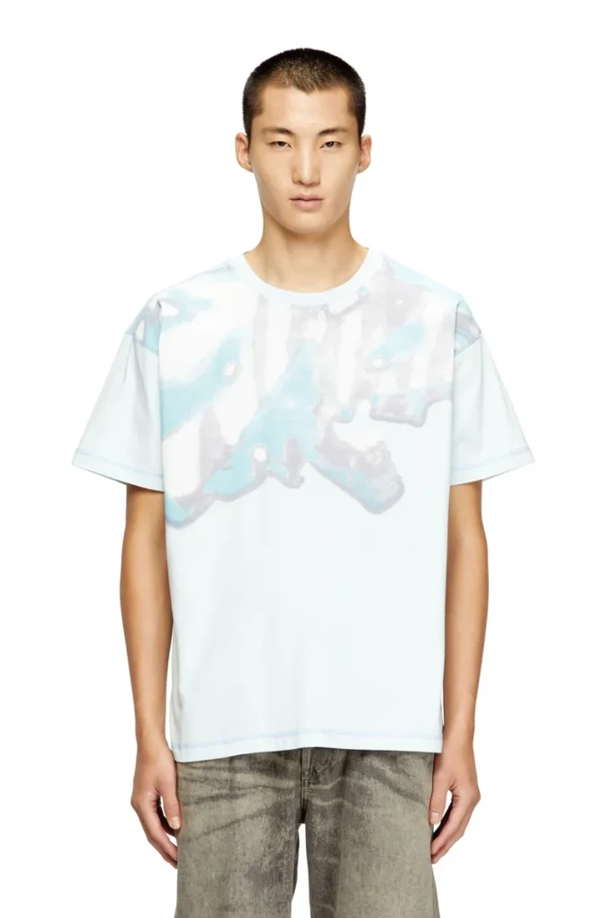 t-gaspard-ihbj T-shirt with faded graphic print t-gaspard-ihbj T-shirt with faded graphic print