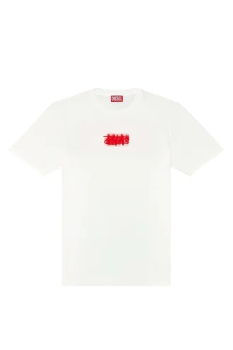 t-just-n4 Logo-flocked T-shirt in organic cotton t-just-n4 Logo-flocked T-shirt in organic cotton