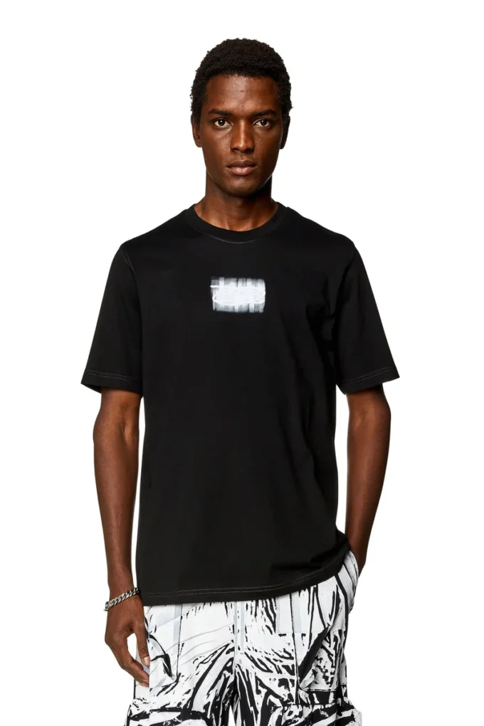 t-just-n4 Logo-flocked T-shirt in organic cotton t-just-n4 Logo-flocked T-shirt in organic cotton