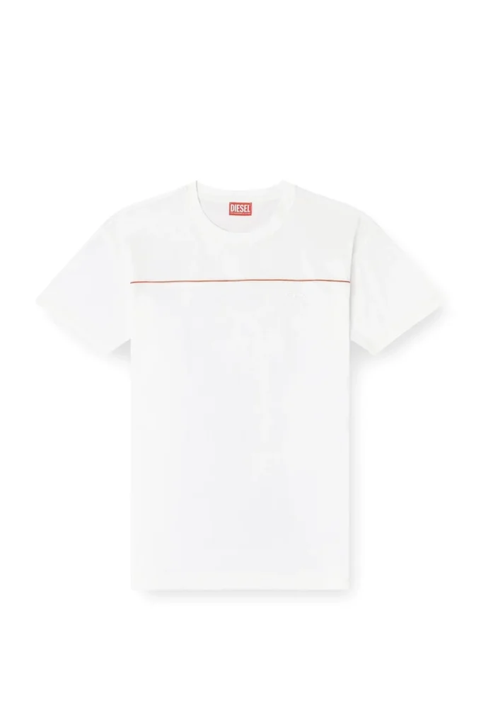 t-norm-piping T-shirt with contrast piping t-norm-piping T-shirt with contrast piping