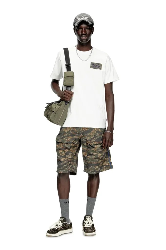 t-norm-t3 T-shirt with camo logo patch t-norm-t3 T-shirt with camo logo patch
